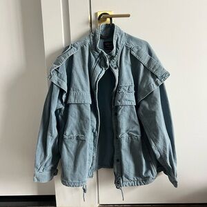 Alpha Industries Light Blue Military Field Jacket